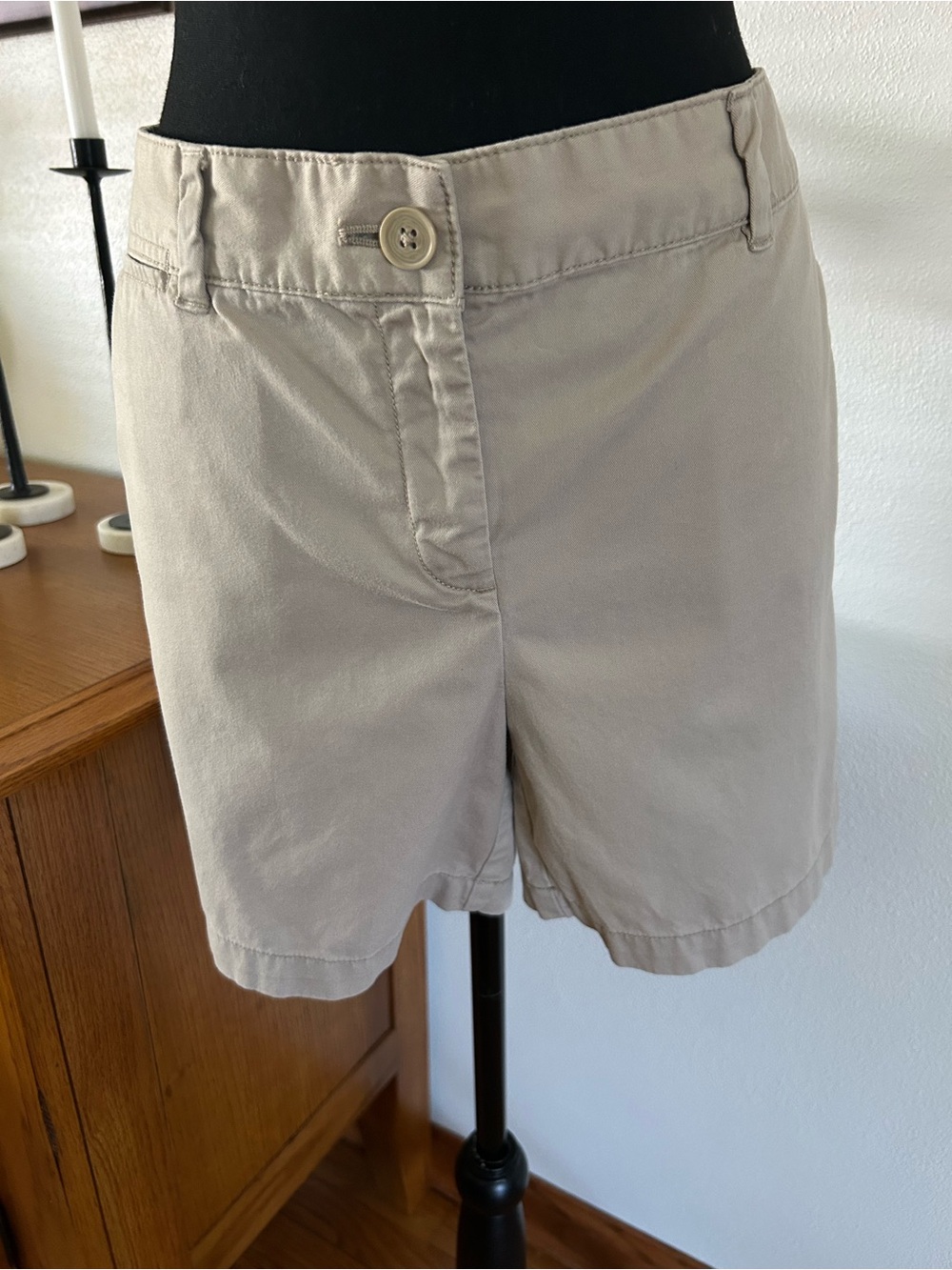 LOFT Khaki Chino Shorts